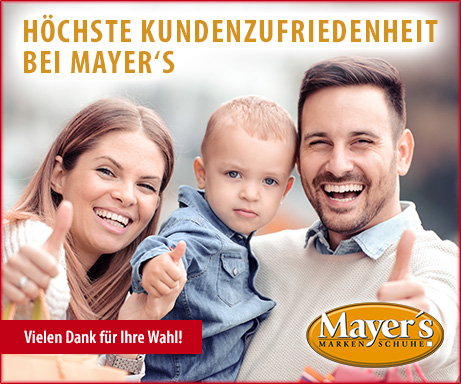 DEUTSCHLAND TEST: Höchste Kundenzufriedenheit mit Mayer's