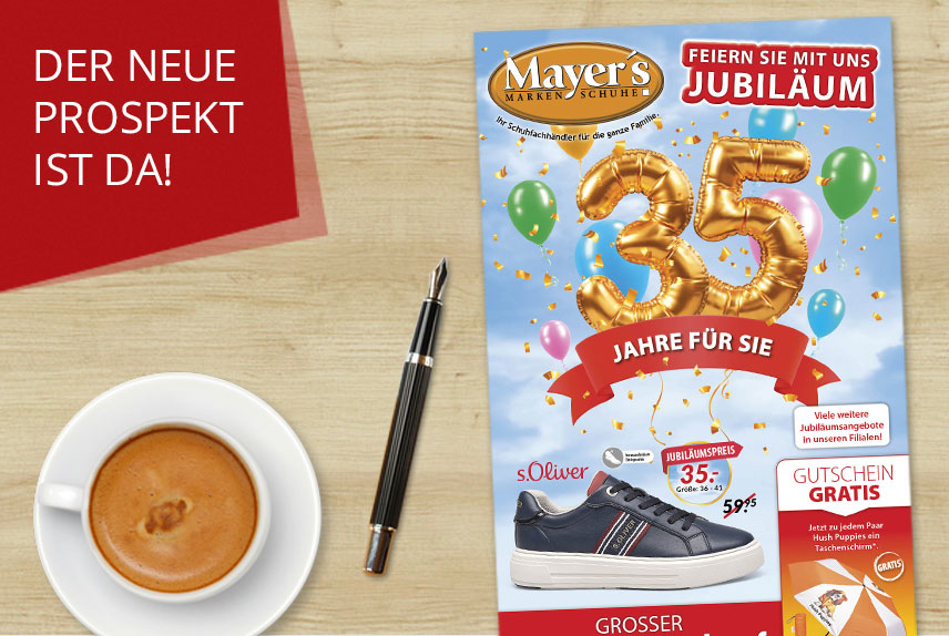 Der neue Jubiläums-Prospekt!