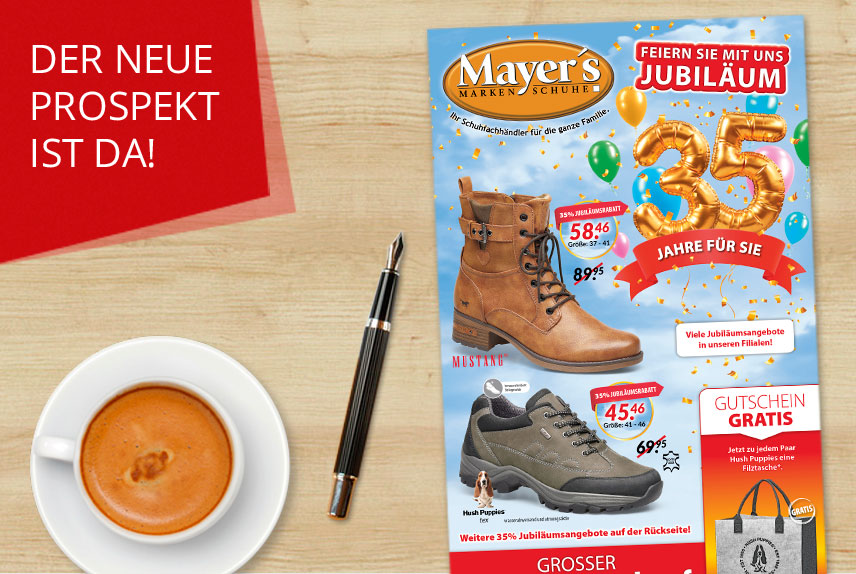 Der neue Jubiläums-Prospekt!