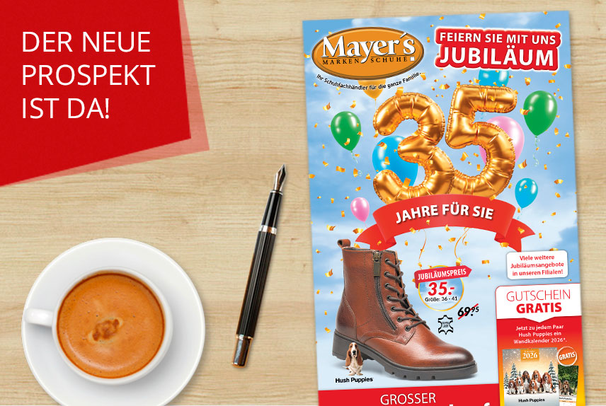 Der neue Jubiläums-Prospekt!