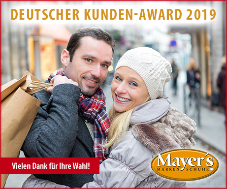 Deutscher Kunden-Award 2019 für Mayer´s