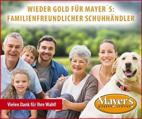 Gold für Mayer´s: Familienfreundlicher Schuhhändler